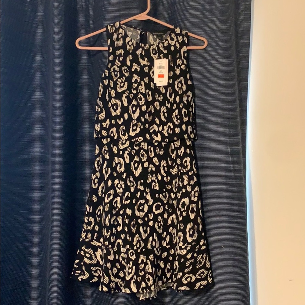 Black and White Banana Republic Dress